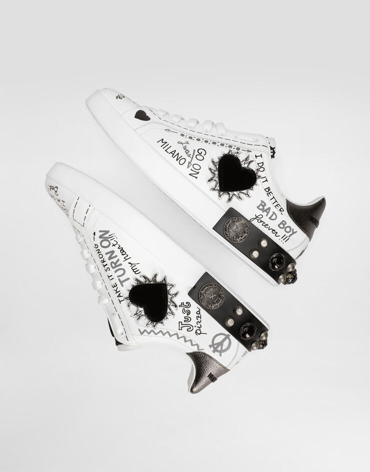 Dolce & Gabbana Portofino calfskin sneakers Multicolor CS1759AH029