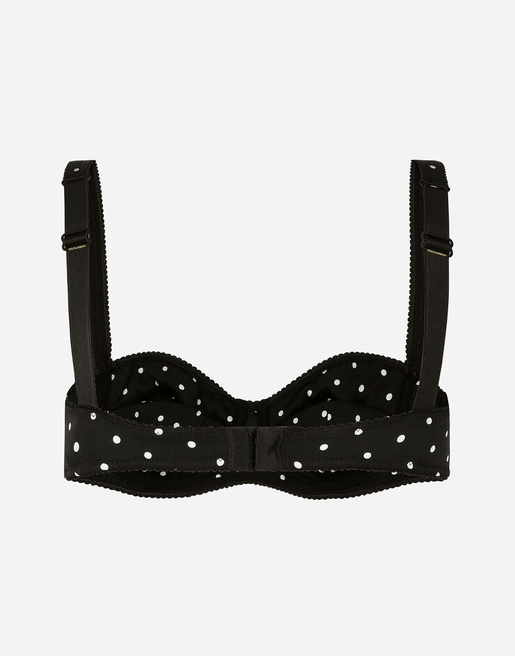 Dolce & Gabbana Polka-dot balconette bra Print O1A12TON00R