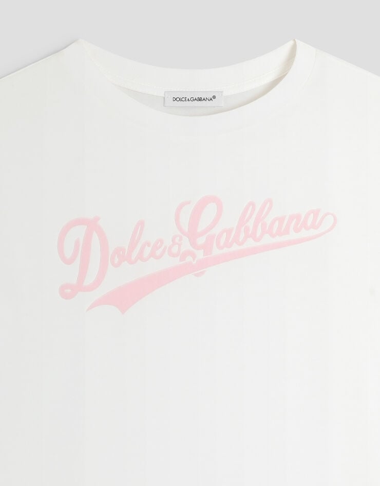 Dolce & Gabbana Jersey t-shirt with logo  L5JTNKG7PWL