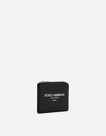Dolce & Gabbana Calfskin card holder with logo Multicolor BP3273AN244