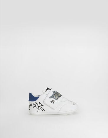 Dolce & Gabbana Sneaker en cuir d’agneau Multicolor DK0164AD161