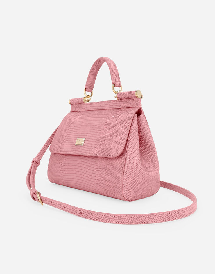 Dolce & Gabbana Henkeltasche Sicily mittelgroß ROSA BB6003A1095
