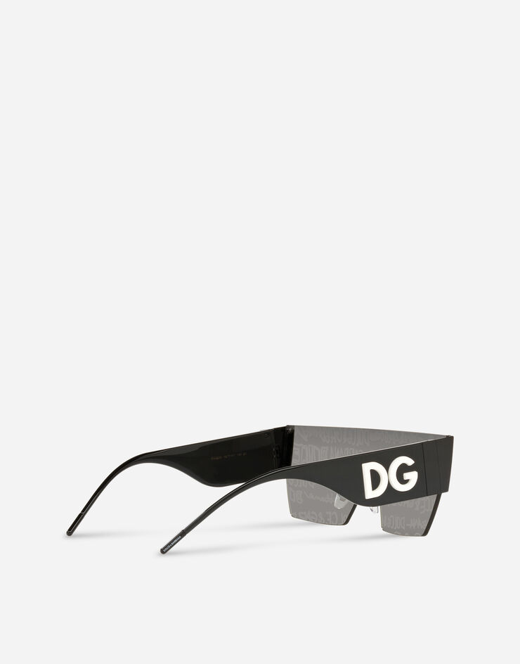Dolce & Gabbana Dna 그라피티 선글라스 블랙 VG2233VM7K1