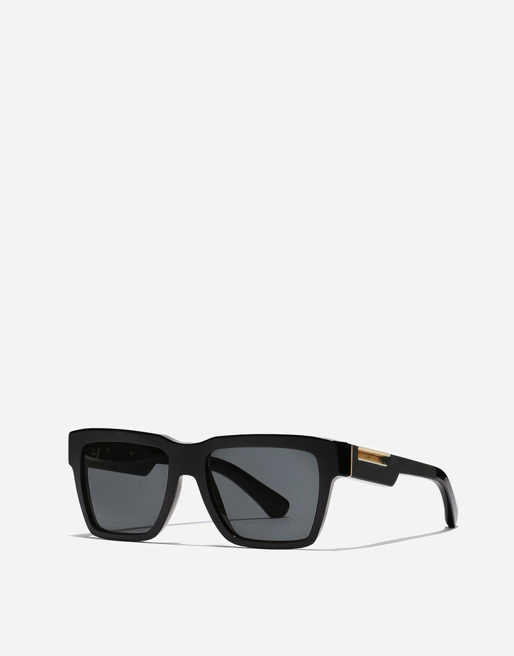 Dolce & Gabbana نظارة شمسية Mirror Logo أسود VG446EVP187