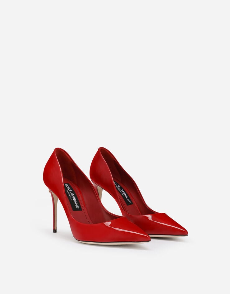 Dolce & Gabbana Zapato de salón de charol Rojo CD1657A1471