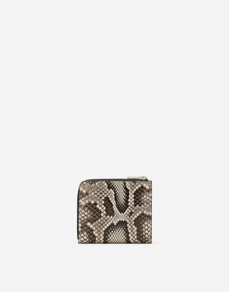 Dolce & Gabbana Python skin card holder Gelb BP3273A2111