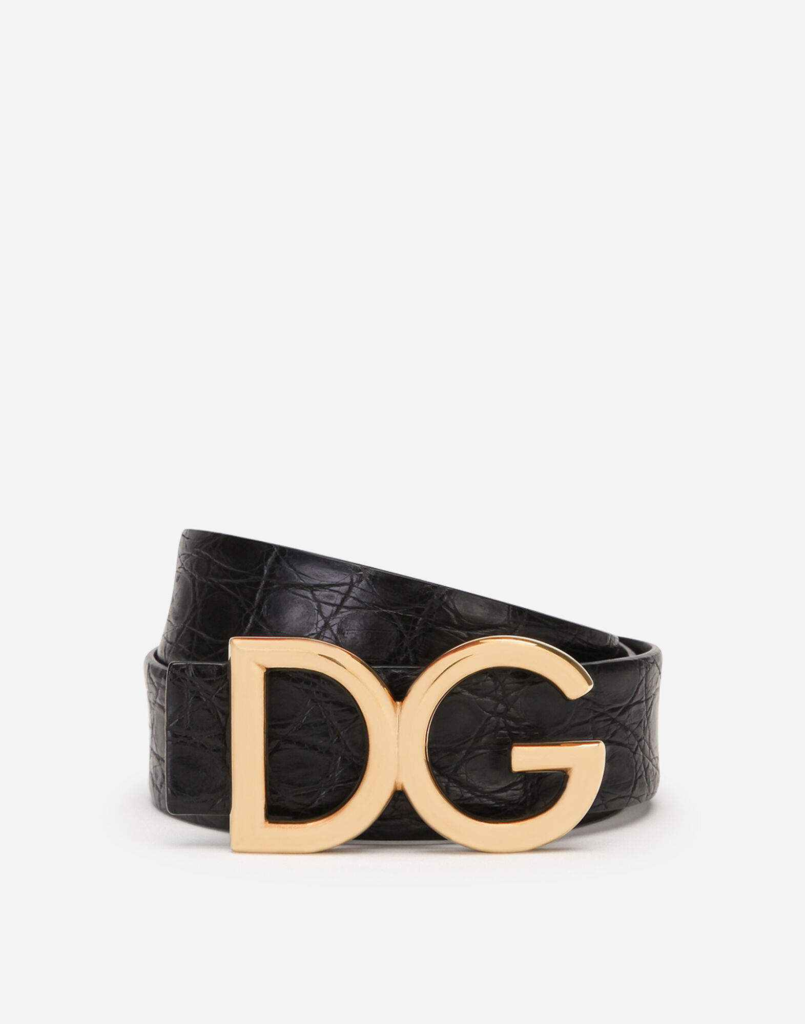 商品画像：楽天市場】DOLCE&GABBANA D&G メンズ レザーベルトブラックDG 3