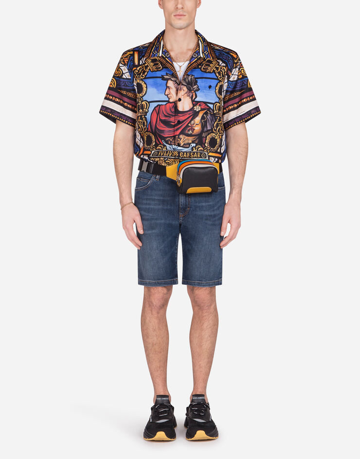 Dolce & Gabbana Stretch denim bermuda shorts BLUE GY4JEDG8BY5