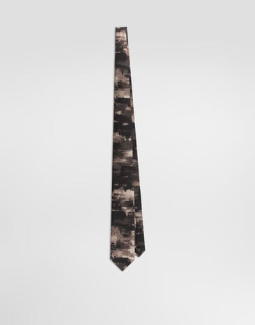 Dolce & Gabbana Abstract-print twill tie  GT147EG0WVZ