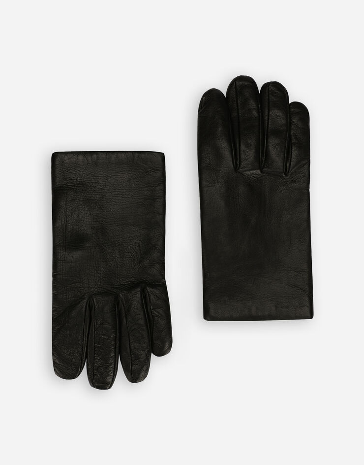 Dolce & Gabbana Nappa leather gloves Negro BG0164AO969