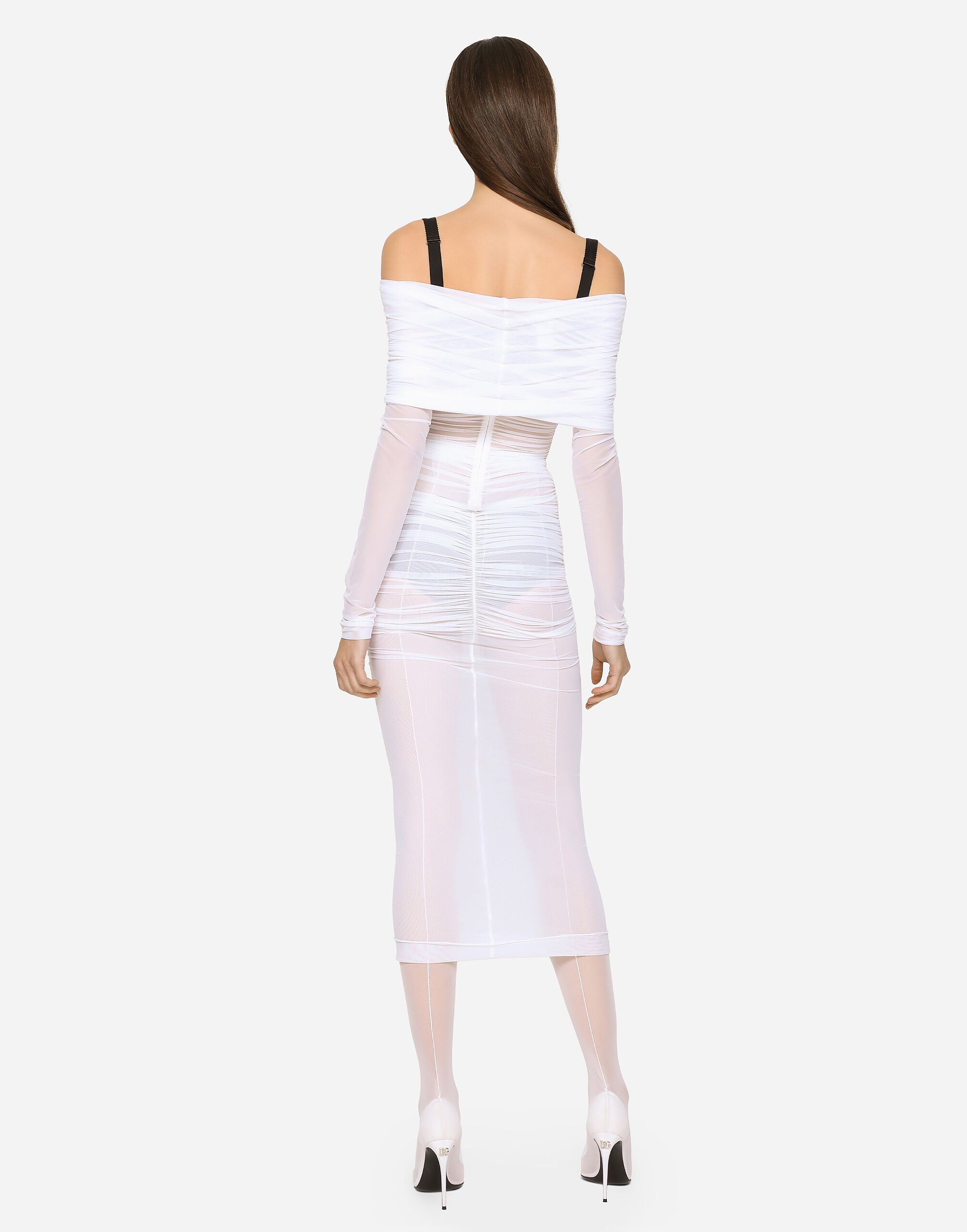 White dress top dolce and gabbana