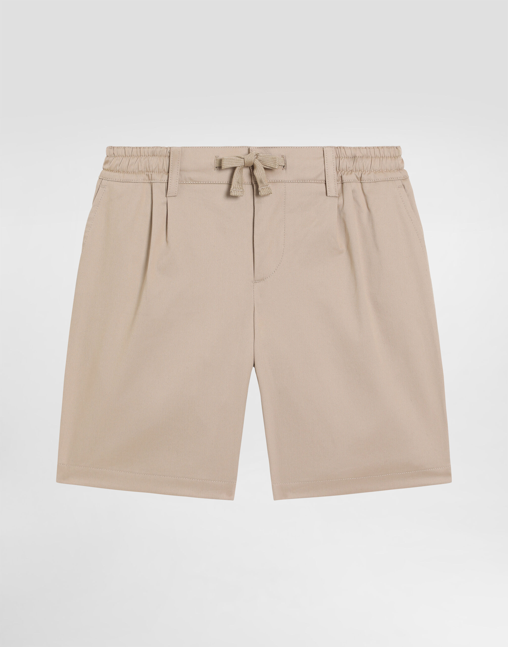 未使用DOLCE&GABBANA ショートパンツ ベージュ ベージュのボーイズ Gabardine shorts | Dolce&Gabbana®