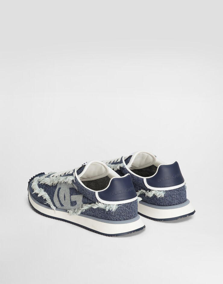 Dolce & Gabbana Zapatilla DG Cushion en mezcla de materiales Azul Claro CK2288A6D44