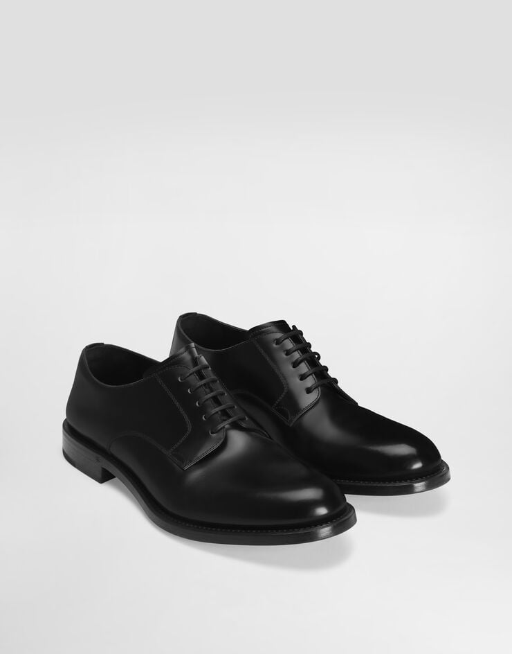 Dolce & Gabbana Brushed calfskin derby Black A10879A1203