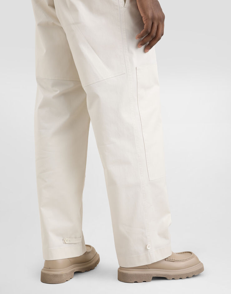 Dolce & Gabbana Cotton cargo pants with tag Beige GP0RSTFUFL3