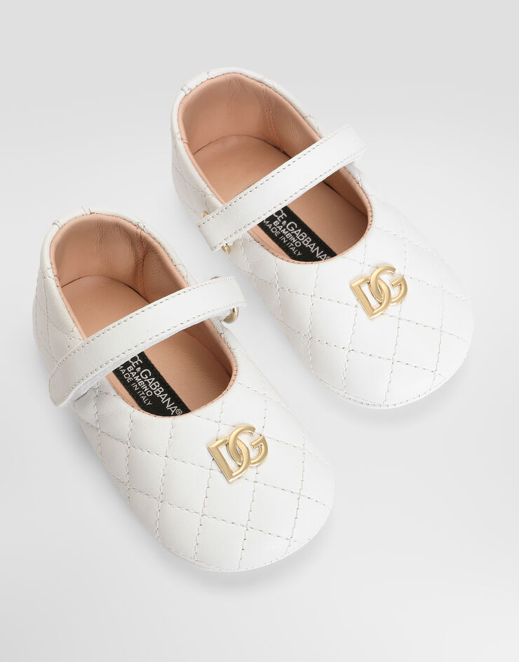 Dolce & Gabbana Nappa leather ballet flats White DK0174A3M31