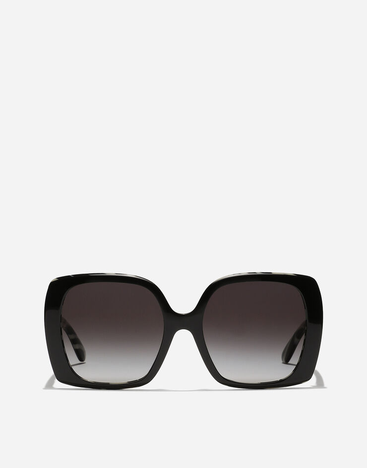 Dolce & Gabbana Gafas de sol DG ALLURE Negro con detalles de cebra VG4475VP28G