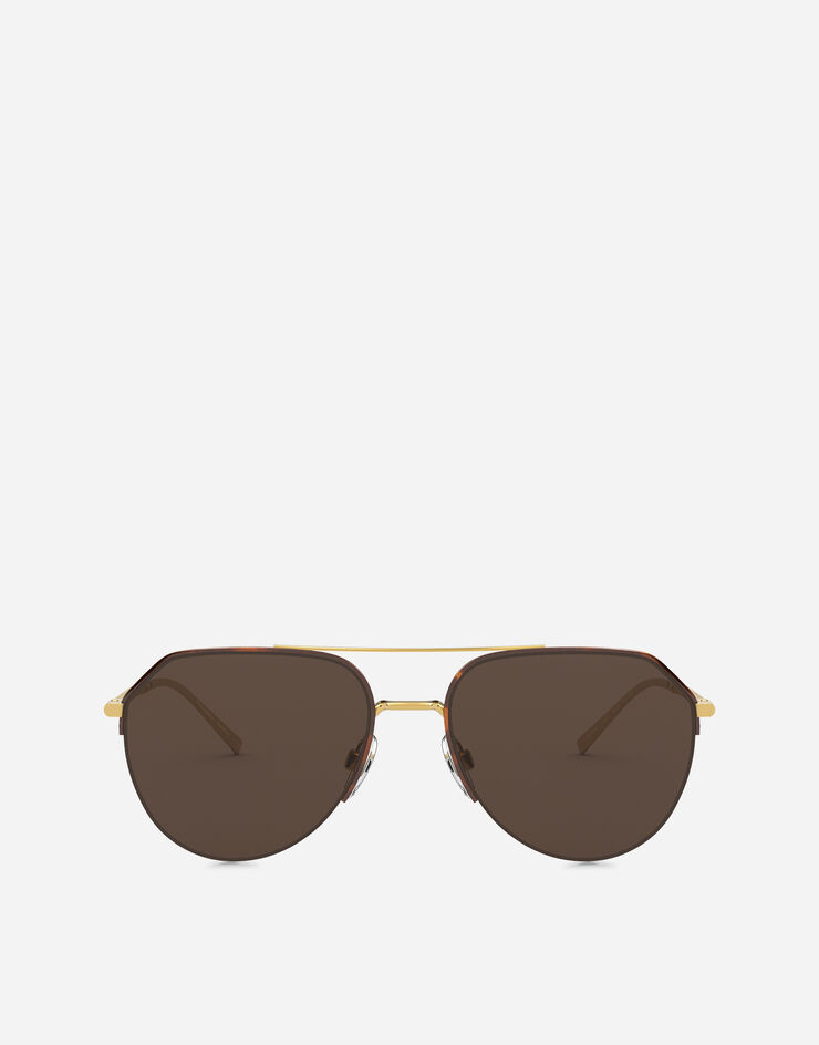 Dolce & Gabbana Gros grain sunglasses GOLD AND HAVANA VG2249VA373