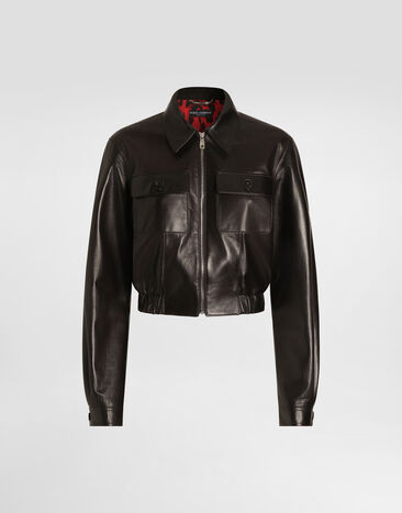 Dolce & Gabbana Nappa leather jacket Brown F9U88LHUL2H