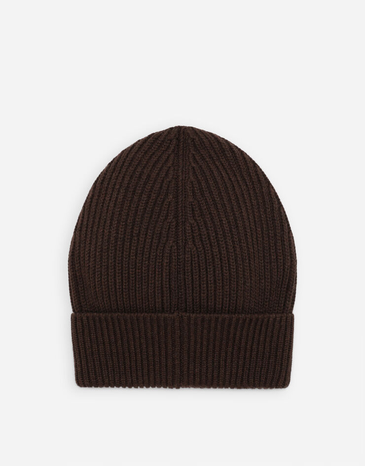 Dolce&Gabbana Cappello In Maglia Brown FXL68TJFMU9