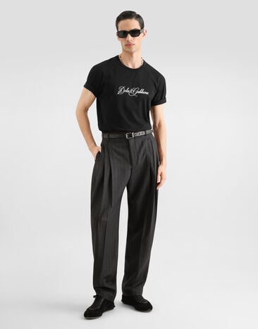 Dolce & Gabbana Cotton t-shirt Black G8PT1ZG7P9K