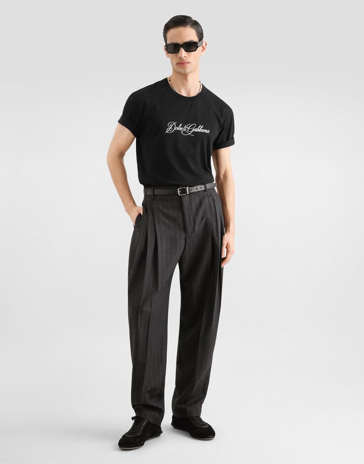 Dolce & Gabbana Cotton t-shirt Dolce & Gabbana Cotton t-shirt Black G8PT1ZG7P9K