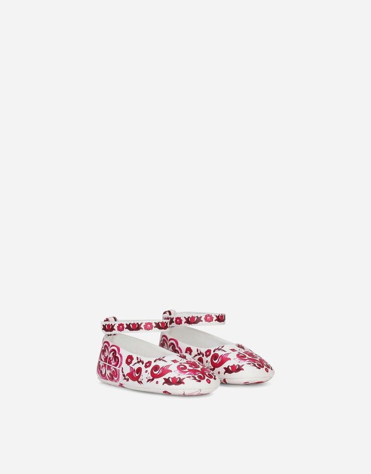Dolce & Gabbana 印花纳帕皮革芭蕾平底鞋 多色 DK0065AC513