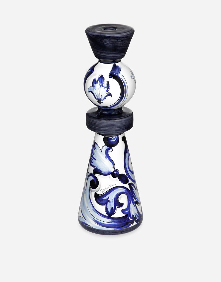 Dolce & Gabbana Ceramic Candle Holder large Multicolor TCC186TCACD