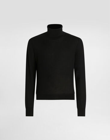 Dolce & Gabbana Cashmere turtleneck pullover Black GXW05TJBW05