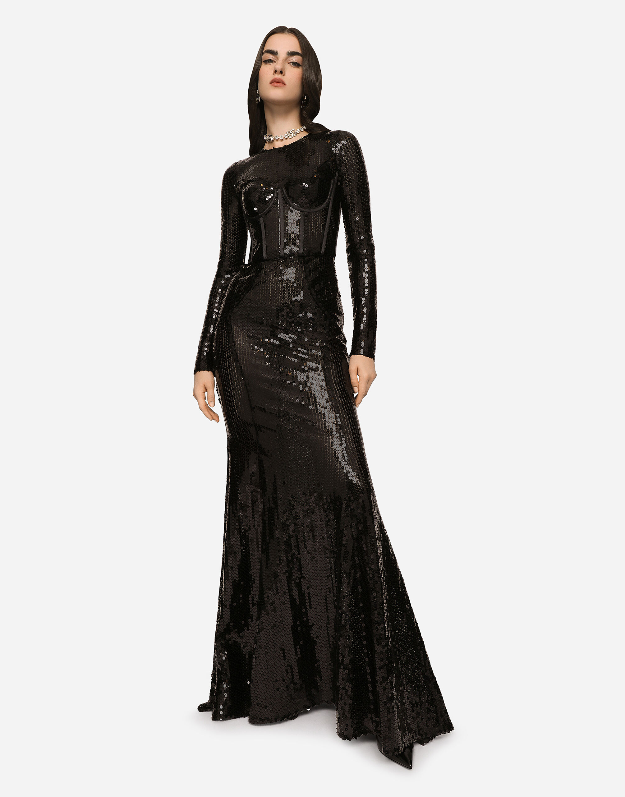 Black dress dolce & gabbana sale