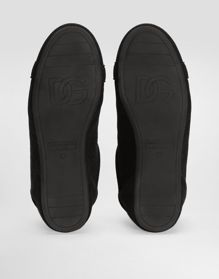Dolce & Gabbana Split leather portofino soft Dolce & Gabbana Split leather portofino soft Black CS2471A0981