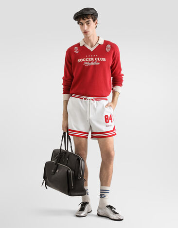 Dolce & Gabbana Cotton polo shirt Red GXZBOZJBCJG