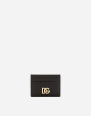 Dolce & Gabbana Calfskin card holder with DG logo Orange BI1261AS204