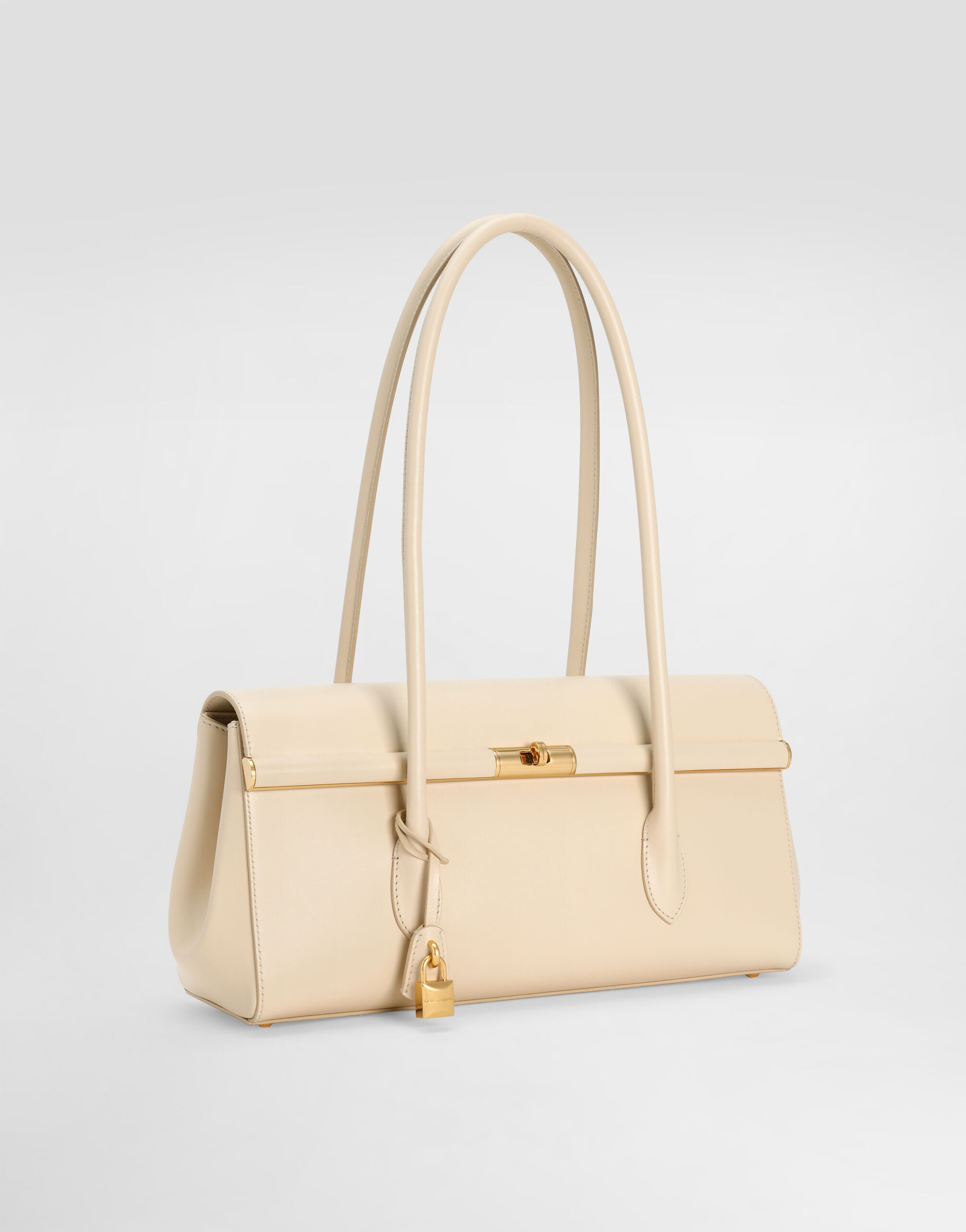 Marlene handbag in palmellato calfskin in White for Women