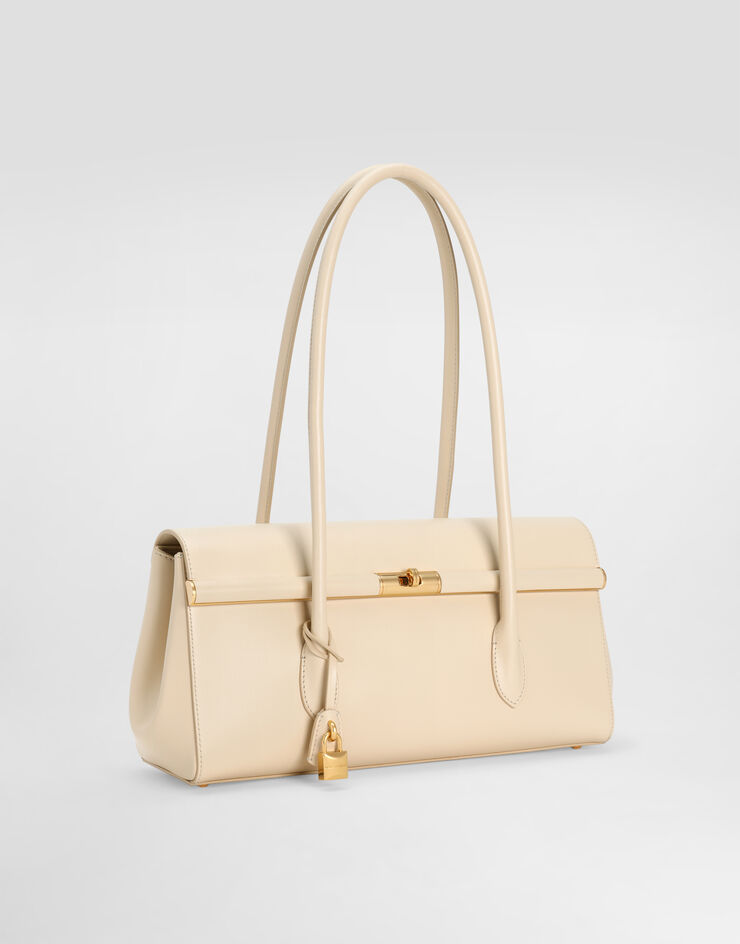 Dolce & Gabbana Marlene handbag in palmellato calfskin White BB7927A3G19