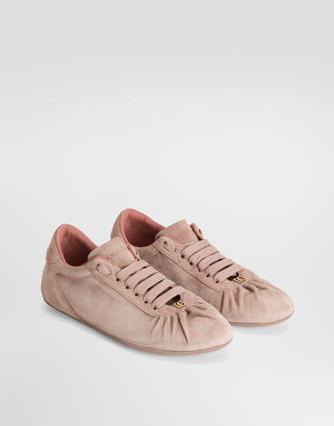 Dolce & Gabbana crosta 소재 소프트 발레 스니커즈 Pink CK2485A0581