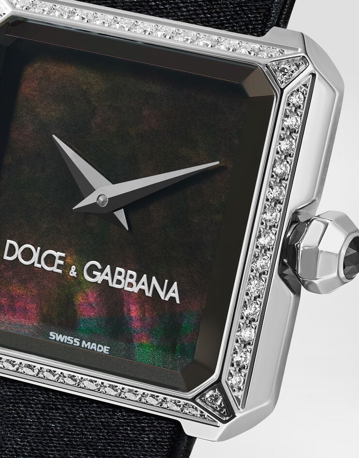 Dolce & Gabbana Sofia steel watch with diamonds Black WWJC2SXCMDT