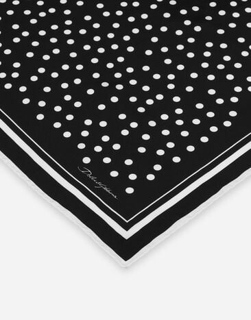 Dolce&Gabbana Polka-dot twill scarf (70x70) Print FN092RGDCF1