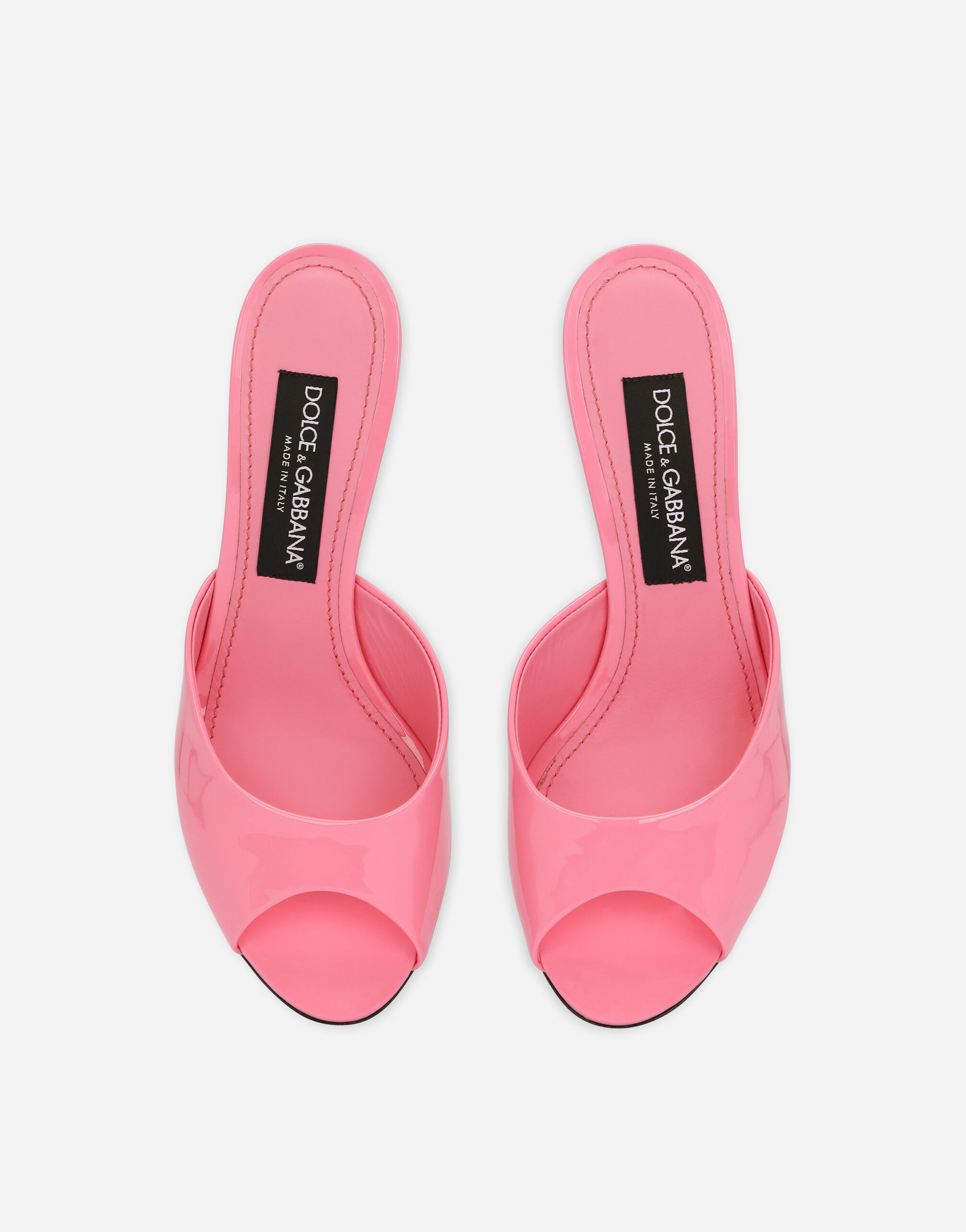 新品★Dolce&Gabbana★ミュール ピンク ピンクのウィメンズ ミュール エナメル | Dolce&Gabbana®