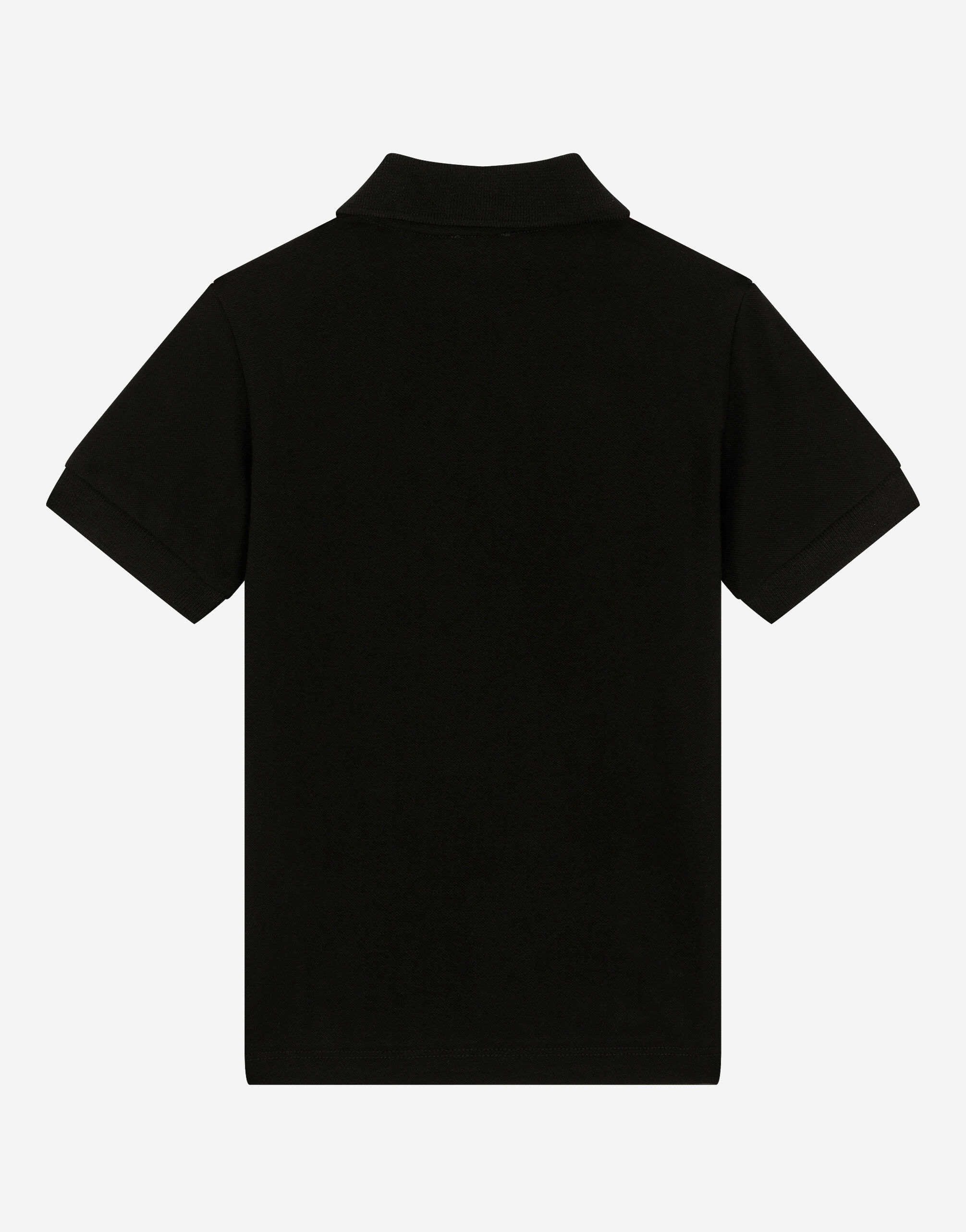 Polo pique negro 2025
