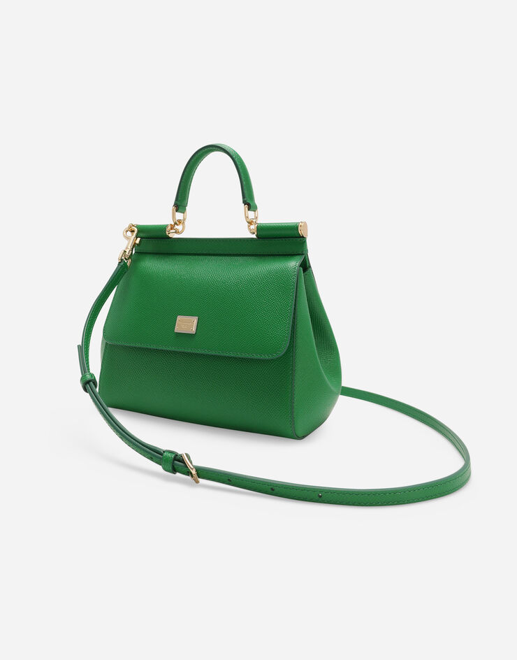 Dolce & Gabbana حقيبة يد Sicily متوسطة أخضر BB6003A1001