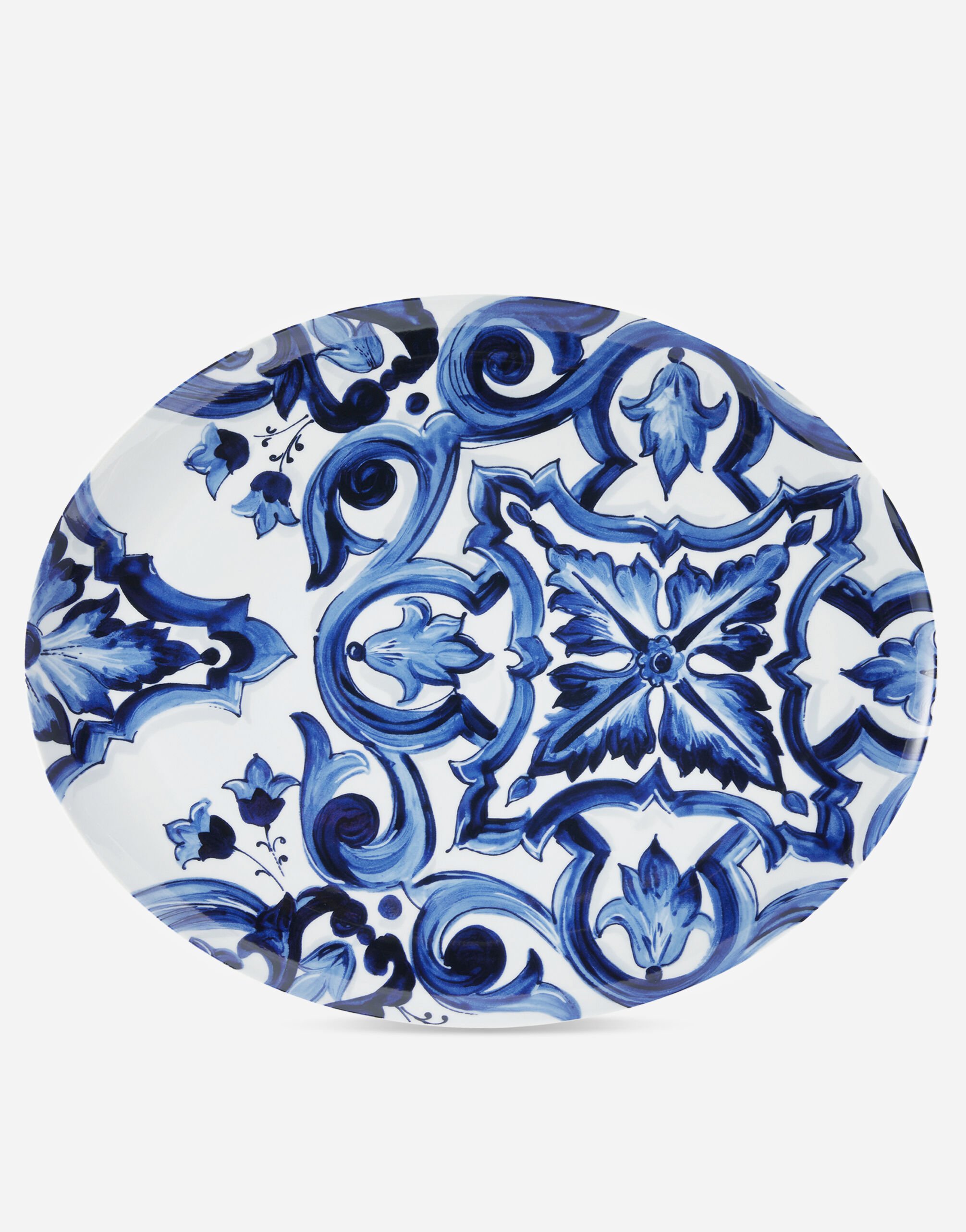 Dolce & Gabbana Porcelain Platter Multicolor TAE027TEAA3
