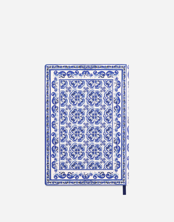 Dolce & Gabbana Cuaderno mediano de tela pautado Multicolor TCC025TCAE7