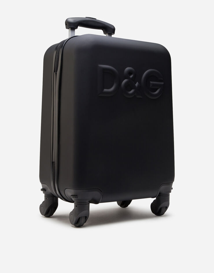 Dolce & Gabbana DG 徽标装饰拉杆旅行箱 黑 EM0098AN883