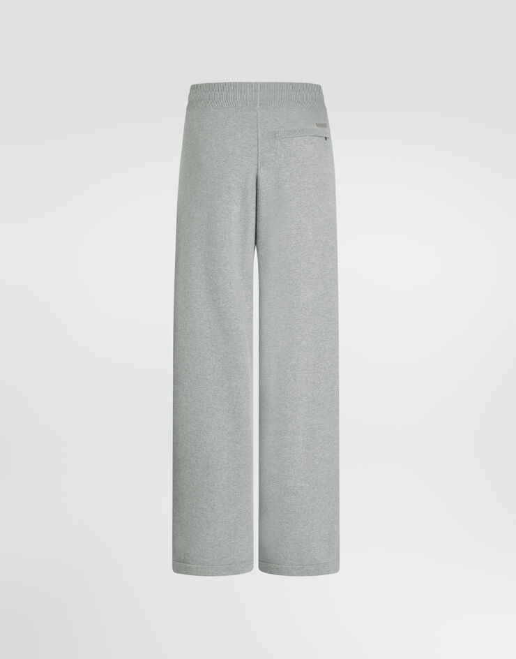Dolce & Gabbana pantalones jogging en lana Beige GXU19TJGMN3