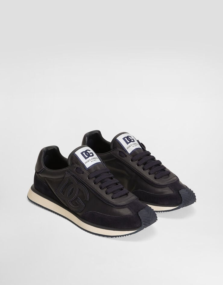 Dolce & Gabbana DG cushion calfskin sneaker Blue CS2288A0124