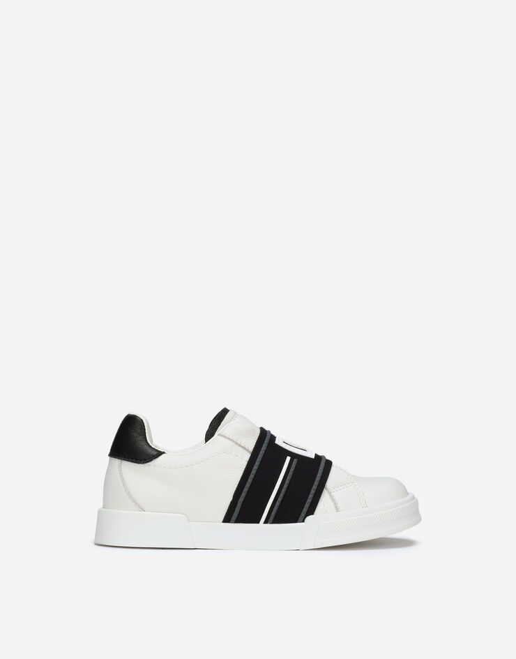 Dolce & Gabbana Portofino slip-on sneakers with DG logo Multicolor DA0793A1136