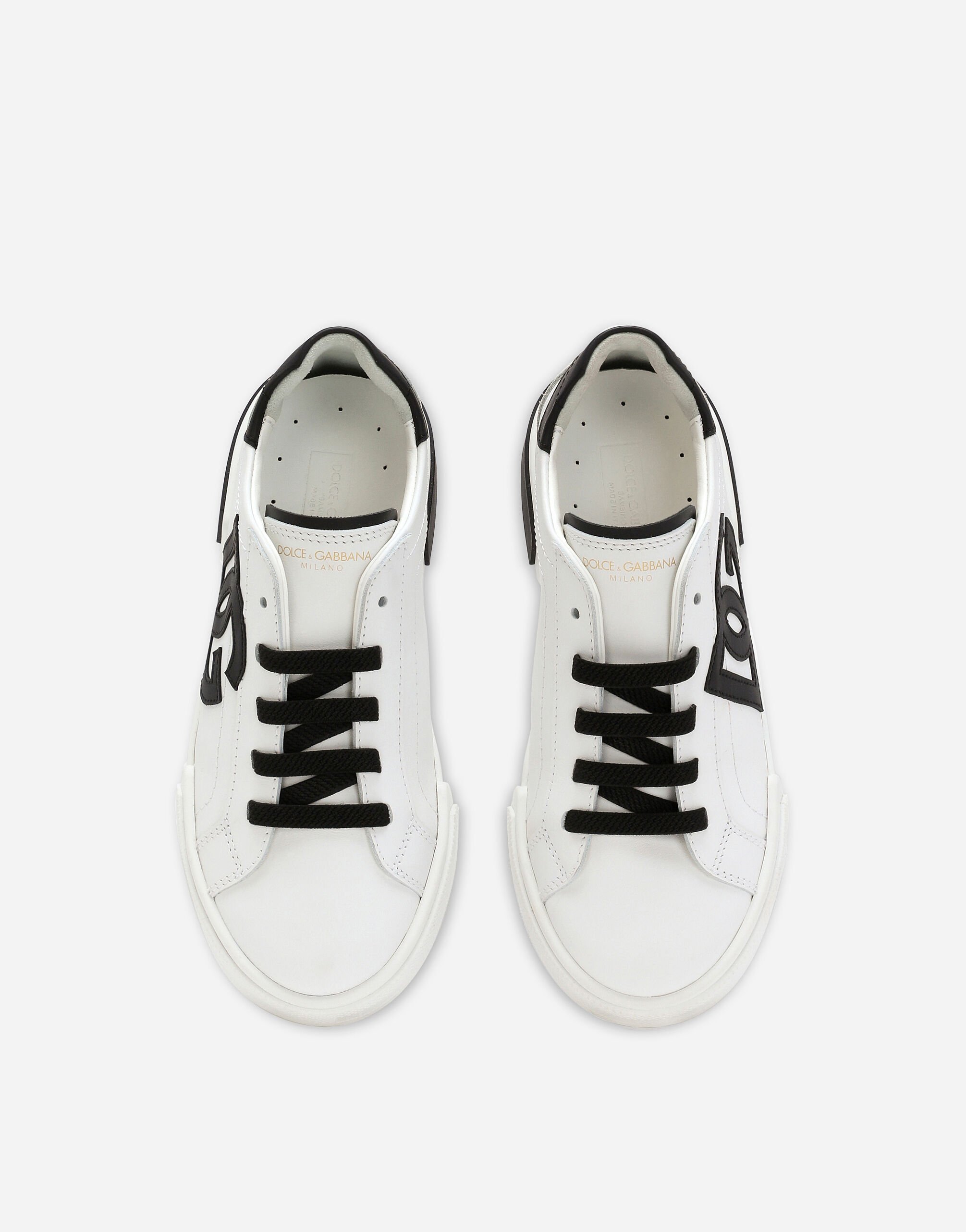 Portofino vintage calfskin sneakers in Multicolor for Men