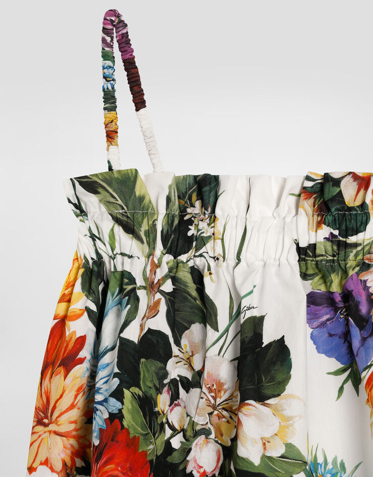 Dolce & Gabbana Flower-print poplin top and shorts set Print L51U10HS5TV