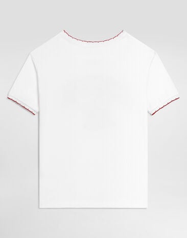 Dolce & Gabbana Jersey t-shirt with logo  L5JTNJG7P7D